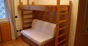 Letto a castello legno 3 design esclusivo